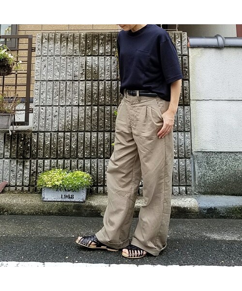 Handmade（ハンドメイド）の「リネンニットTシャツ（Tシャツ/カットソー・レディース・その他）」の4枚目の写真