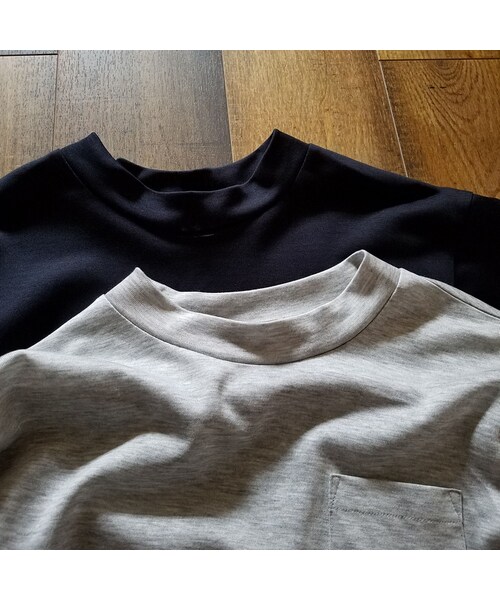 Handmade（ハンドメイド）の「リネンニットTシャツ（Tシャツ/カットソー・レディース・その他）」の7枚目の写真