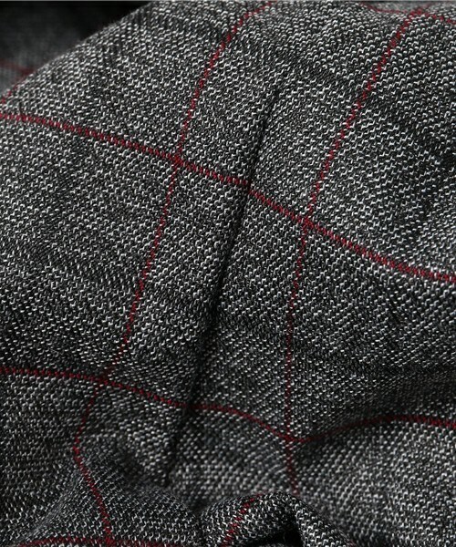 archives（アルシーヴ）の「グレンチェックサロペット（ワンピース・レディース・モカ/イエロー/レッド・MEDIUM）」の11枚目の写真