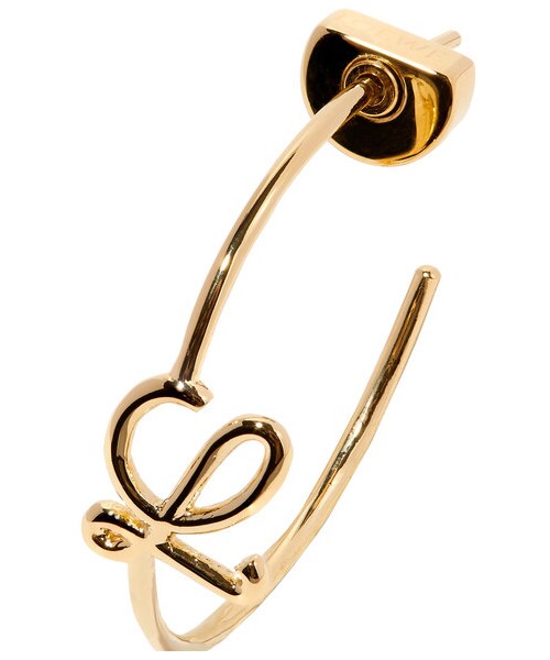 Loewe（ロエベ）の「Loewe - Gold-plated Hoop Earrings（イヤリング）」 - WEAR