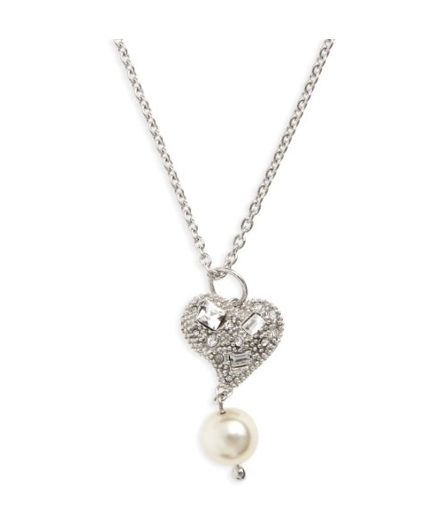 アクセサリー MIU MIU Heart Necklace Silver miu miu(ミュウミュウ)の「Women's Miu Miu Heart Pendant
