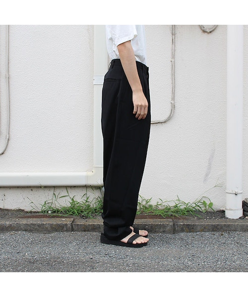 Y's（ワイズ）の「Y's for men wool tuck slacks（スラックス）」 - WEAR