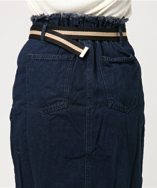 archives（アルシーヴ）の「ハイウエストデニムタイトスカート（デニムスカート・レディース・ネイビー/ロイヤルブルー・MEDIUM）」の7枚目の写真