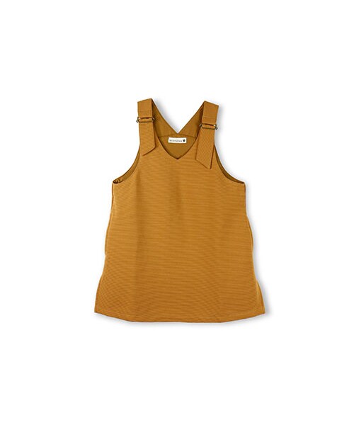 BRANSHES(ブランシェス)の「リップルジャンパースカート(ジャンパースカート・キッズ・グリーン/キャメル/ブラック・80~150)」の3枚目の写真