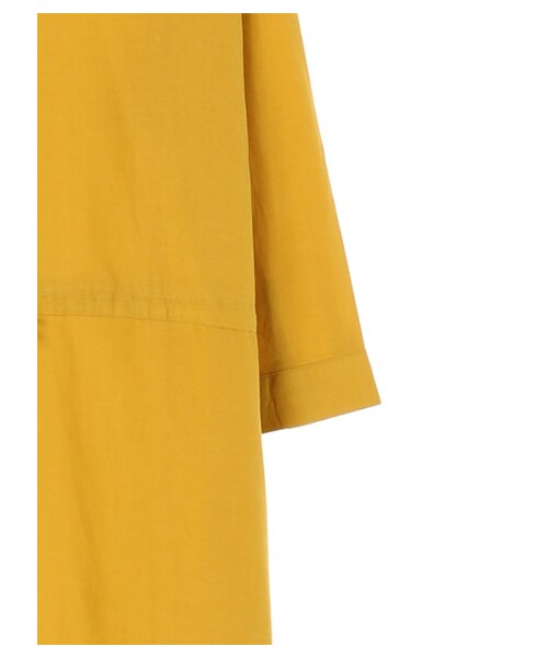 earth music&ecology（アースミュージックアンドエコロジー）の「・シャツワンピース（ワンピース/ドレス・ベージュ/マスタード/カーキ/ネイビー・F）」の4枚目の写真