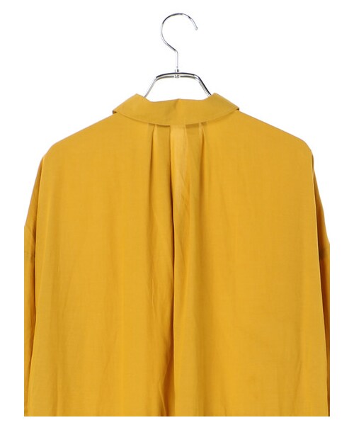 earth music&ecology（アースミュージックアンドエコロジー）の「・シャツワンピース（ワンピース/ドレス・ベージュ/マスタード/カーキ/ネイビー・F）」の6枚目の写真