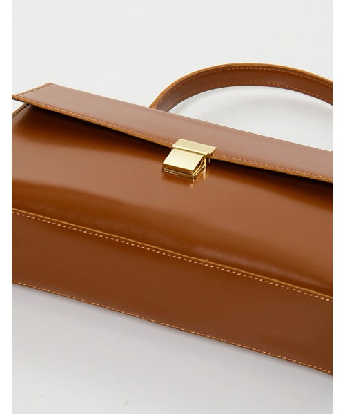 Re:EDIT（リエディ）の「【先行予約受注】フェイクレザー2WAYスクエアバッグ[リエディオリジナル]（バッグ・レディース・ブラック/キャメル/レッド/グリーン・フリーサイズ）」の10枚目の写真