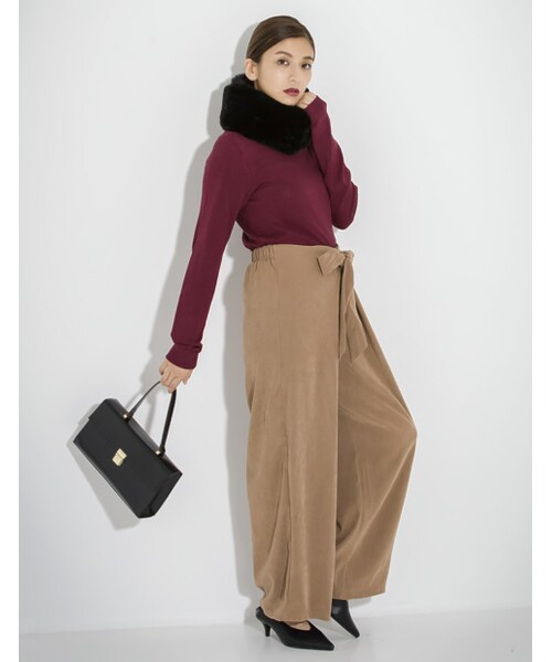 Re:EDIT（リエディ）の「【先行予約受注】フェイクレザー2WAYスクエアバッグ[リエディオリジナル]（バッグ・レディース・ブラック/キャメル/レッド/グリーン・フリーサイズ）」の3枚目の写真