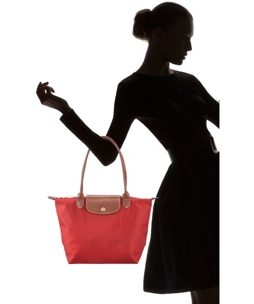 LONGCHAMP(ロンシャン)の「Longchamp Le Pliage Shoulder Tote Bag(ショルダーバッグ・レディース・Purple/Red・One Size)」の4枚目の写真