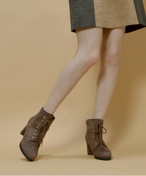 archives（アルシーヴ）の「レースアップブーツ（ブーツ・レディース・ブラック/ダークブラウン/モカ・MEDIUM/LARGE）」の14枚目の写真