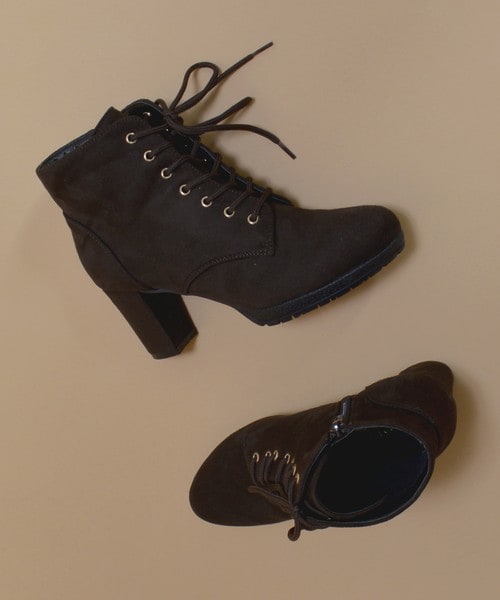 archives（アルシーヴ）の「レースアップブーツ（ブーツ・レディース・ブラック/ダークブラウン/モカ・MEDIUM/LARGE）」の6枚目の写真