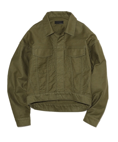 styling/（スタイリング）の「styling/ kei shirahata Denim Jacket（ミリタリージャケット・レディース・F）」の1枚目の写真