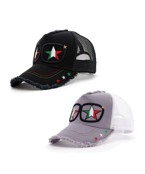 Starlean スターリアン の スターリアン 公式 サングラス刺 メッシュキャップ イタリア キャップ Wear