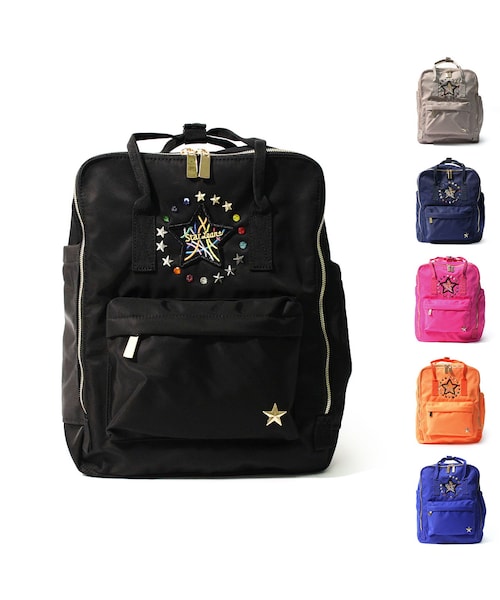StarLean(スターリアン)の「スターリアン【公式】Various Color Starリュックサック(バックパック/リュック・レディース・ブルー/グレー/ネイビー/オレンジ/ピンク/ブラック・FREE)」の1枚目の写真