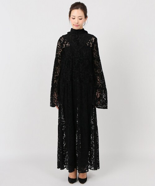 plage（プラージュ）の「ELIN レースボウタイドレス（）」 - WEAR