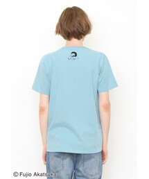 しぇ」ー グラニフ✕おそ松くん イヤミ 赤塚不二夫 半袖 Tシャツ グレー しぇ」ー グラニフ✕おそ松くん イヤミ 赤塚不二夫 半袖 Tシャツ
