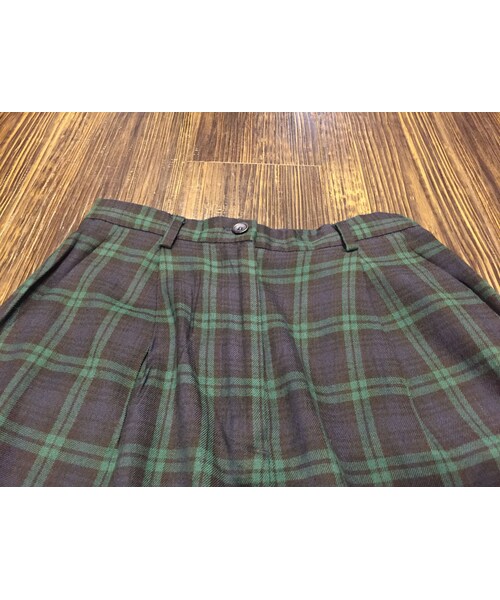 Karen Scott（カレンスコット）の「KAREN SCOTT　rayon pants　green check（その他パンツ・レディース・その他）」の3枚目の写真