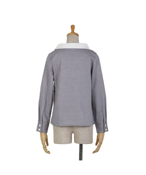 STORES.jp(ストアーズドットジェーピー)の「サイド衿シャツ/F i.n.t(シャツ/ブラウス・レディース・その他)」の3枚目の写真