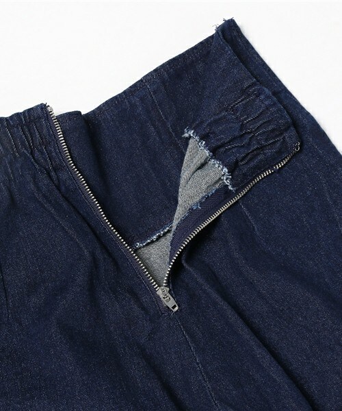 archives（アルシーヴ）の「ハイウエストデニムワイドパンツ（デニムパンツ・レディース・ネイビー/ロイヤルブルー・MEDIUM）」の9枚目の写真