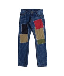 ROMANTIC CROWN | Patchwork Slim Straight Pants(その他)