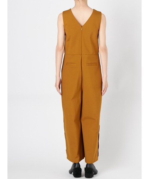 MURUA（ムルーア）の「Vネックコンビネゾン（オールインワン・サロペット・レディース・ブラック/イエロー/グリーン・F）」の9枚目の写真