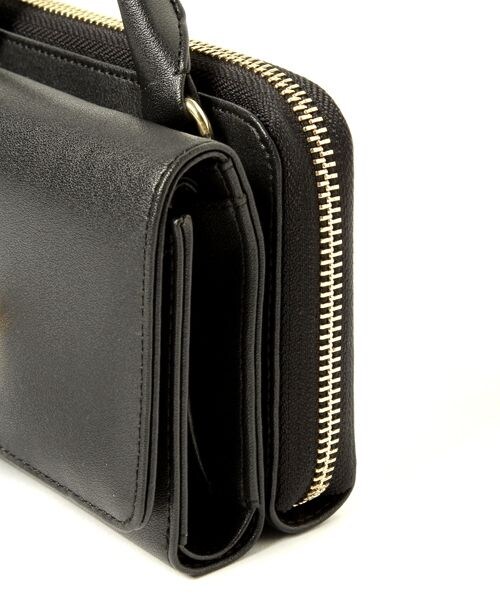 Andemiu（アンデミュウ）の「ウォレットショルダーＢＡＧ（バッグ・ブラック/オレンジ/ゴールド）」の10枚目の写真