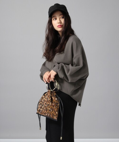 HARE(ハレ)の「ゴブランキンチャクBAG(バッグ・ブラック系その他/レオパード/グリーン系その他)」の5枚目の写真