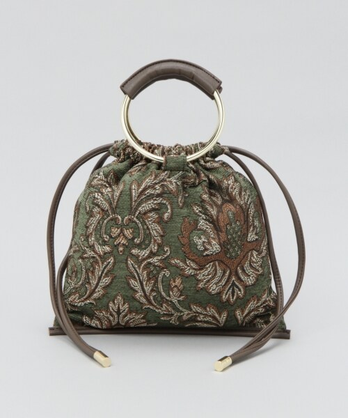 HARE(ハレ)の「ゴブランキンチャクBAG(バッグ・ブラック系その他/レオパード/グリーン系その他)」の3枚目の写真