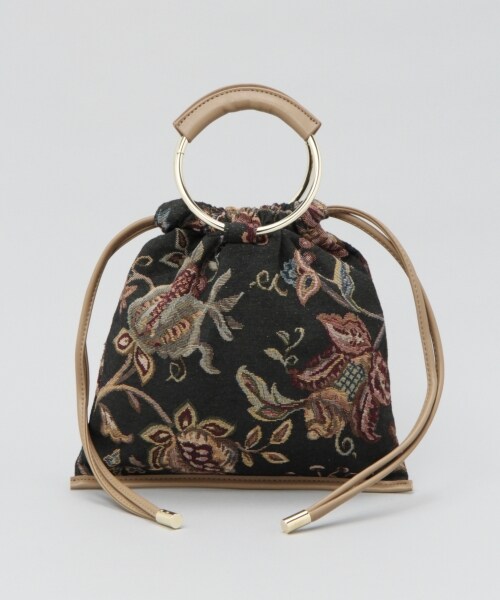 HARE(ハレ)の「ゴブランキンチャクBAG(バッグ・ブラック系その他/レオパード/グリーン系その他)」の1枚目の写真