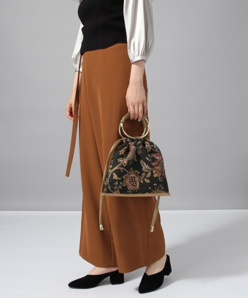 HARE(ハレ)の「ゴブランキンチャクBAG(バッグ・ブラック系その他/レオパード/グリーン系その他)」の4枚目の写真