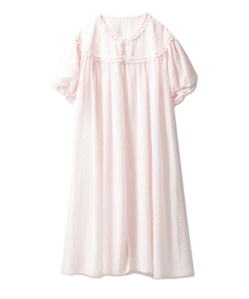 gelato pique（ジェラートピケ）の「ハートシフォンドレス（ワンピース・レディース・BLU/PNK・F）」の2枚目の写真