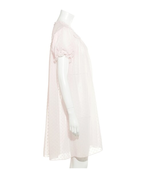 gelato pique（ジェラートピケ）の「ハートシフォンドレス（ワンピース・レディース・BLU/PNK・F）」の6枚目の写真