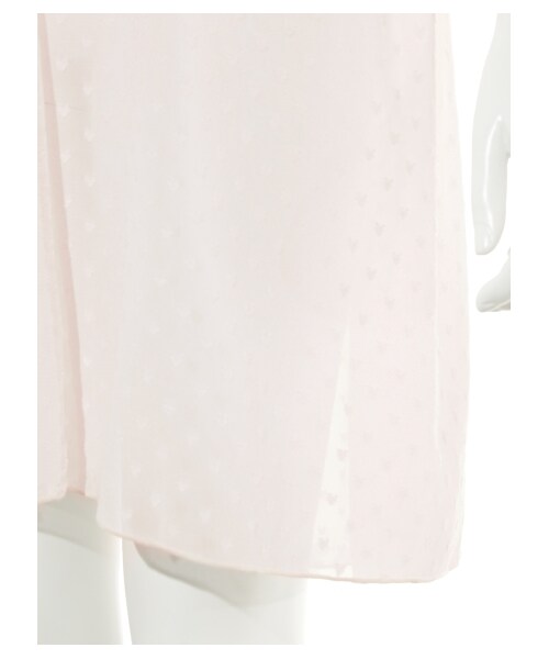 gelato pique（ジェラートピケ）の「ハートシフォンドレス（ワンピース・レディース・BLU/PNK・F）」の9枚目の写真