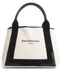 Balenciaga | Balenciaga Small Cabas Canvas Tote - Beige(手提包)