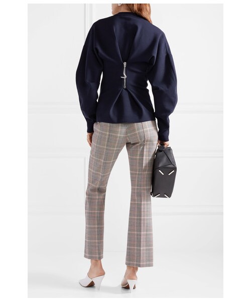 tibi(ティビ)の「Tibi - Gathered Wool-blend Sweatshirt - Midnight blue(ニット/セーター・レディース・Blue・small/medium/x small/large)」の5枚目の写真