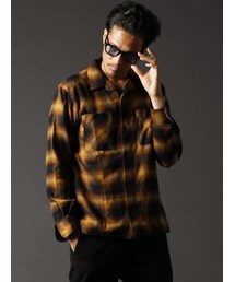 JACKROSE | ヘリンボンオンブレチェックシャツ(トップス)