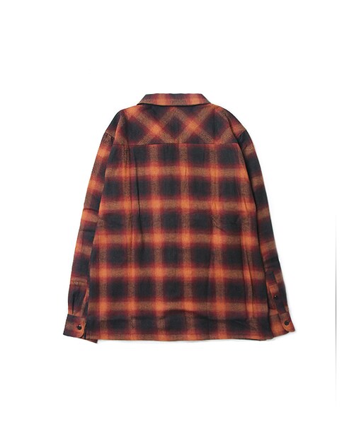 JACKROSE（ジャックローズ）の「ヘリンボンオンブレチェックシャツ（トップス・メンズ・レッド/イエロー・M/L）」の21枚目の写真