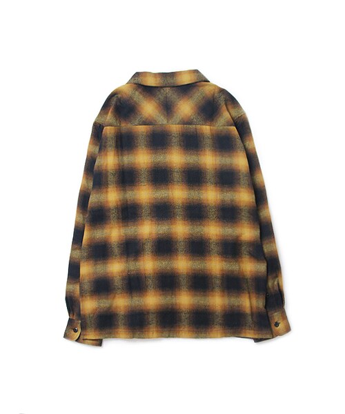 JACKROSE（ジャックローズ）の「ヘリンボンオンブレチェックシャツ（トップス・メンズ・レッド/イエロー・M/L）」の12枚目の写真