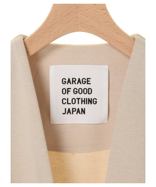 GARAGE OF GOOD CLOTHING(ガレージオブグッドクロージング)の「ダンボールニットガウンコート(ジャケット/アウター・グレー/ライトベージュ・F)」の9枚目の写真
