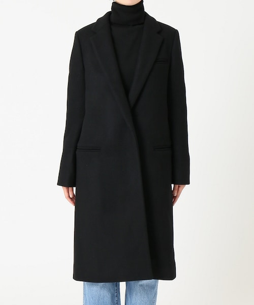 21日まで！✨定価6.1万　AP STUDIOチェスターコート 黒 36 AP STUDIO（エーピーストゥディオ）の「《予約》メルトンチェスター