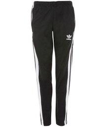 adidas black popper track pants