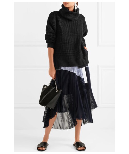 Sacai（サカイ）の「Sacai - Oversized Wool Turtleneck Sweater