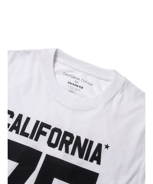 JACKROSE（ジャックローズ）の「カリフォルニアコットン・ナンバリングロンTEE（トップス・メンズ・ホワイト・M/L）」の2枚目の写真