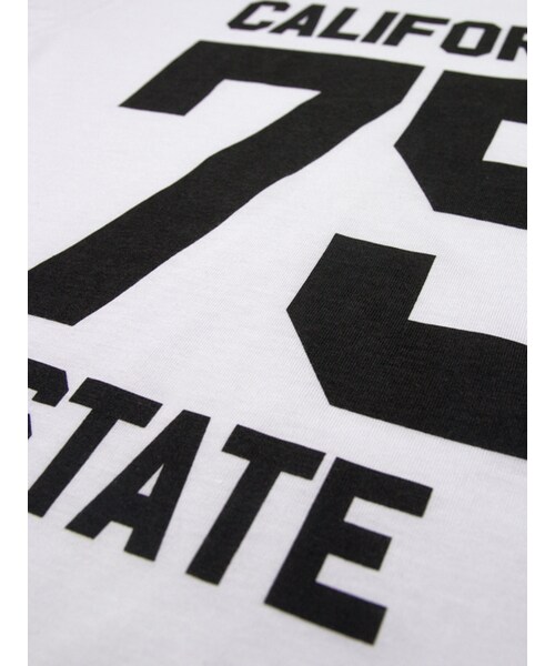 JACKROSE（ジャックローズ）の「カリフォルニアコットン・ナンバリングロンTEE（トップス・メンズ・ホワイト・M/L）」の4枚目の写真