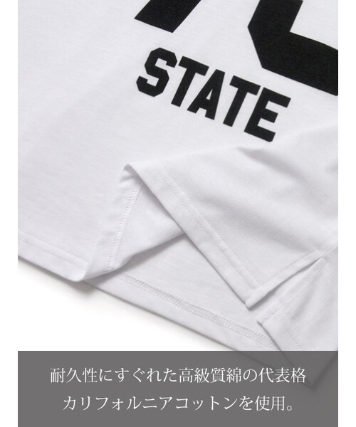 JACKROSE（ジャックローズ）の「カリフォルニアコットン・ナンバリングロンTEE（トップス・メンズ・ホワイト・M/L）」の7枚目の写真