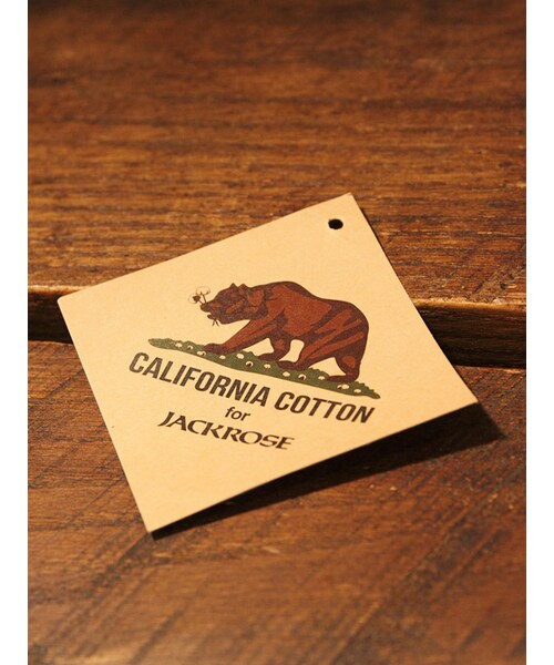 JACKROSE(ジャックローズ)の「カリフォルニアコットン・ロゴロンTEE(トップス・メンズ・ホワイト・M/L)」の9枚目の写真