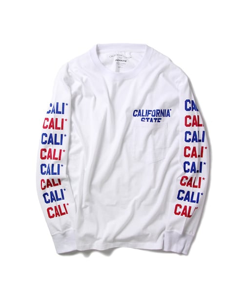 JACKROSE(ジャックローズ)の「カリフォルニアコットン・ロゴロンTEE(トップス・メンズ・ホワイト・M/L)」の2枚目の写真