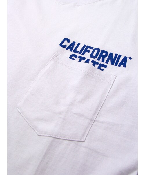 JACKROSE(ジャックローズ)の「カリフォルニアコットン・ロゴロンTEE(トップス・メンズ・ホワイト・M/L)」の4枚目の写真