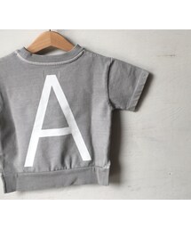 cache cache | ARCH&LINE CLOUDY H/S　"A"TEE　(GREY)(Tシャツ/カットソー)