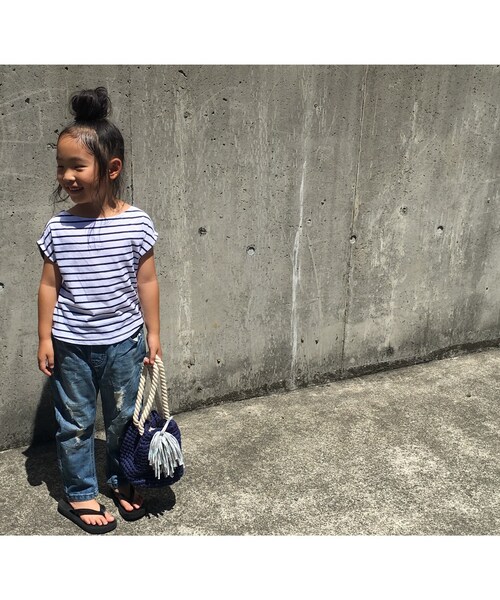 cache cache(カシュ カシュ)の「ARCH&LINE DENIM 5PK BANANA PANTS(デニムパンツ・キッズ・その他)」の3枚目の写真